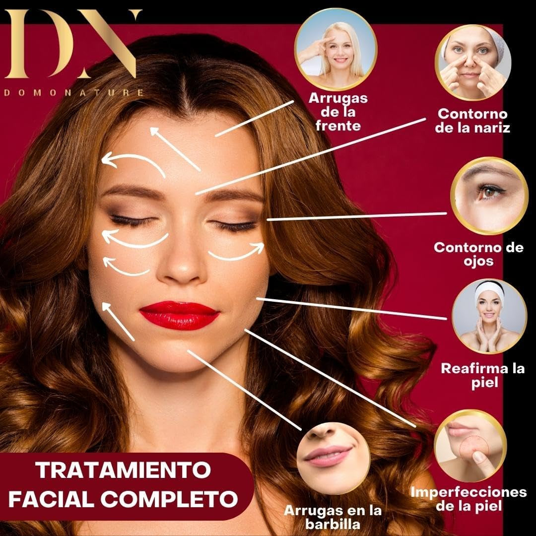 Serum Acido Hialuronico | Baba De Caracol Pura Facial | Con Vitamina C | Contorno De Ojos | Antiarrugas Muyer Y Hombre | Domonature 30Ml