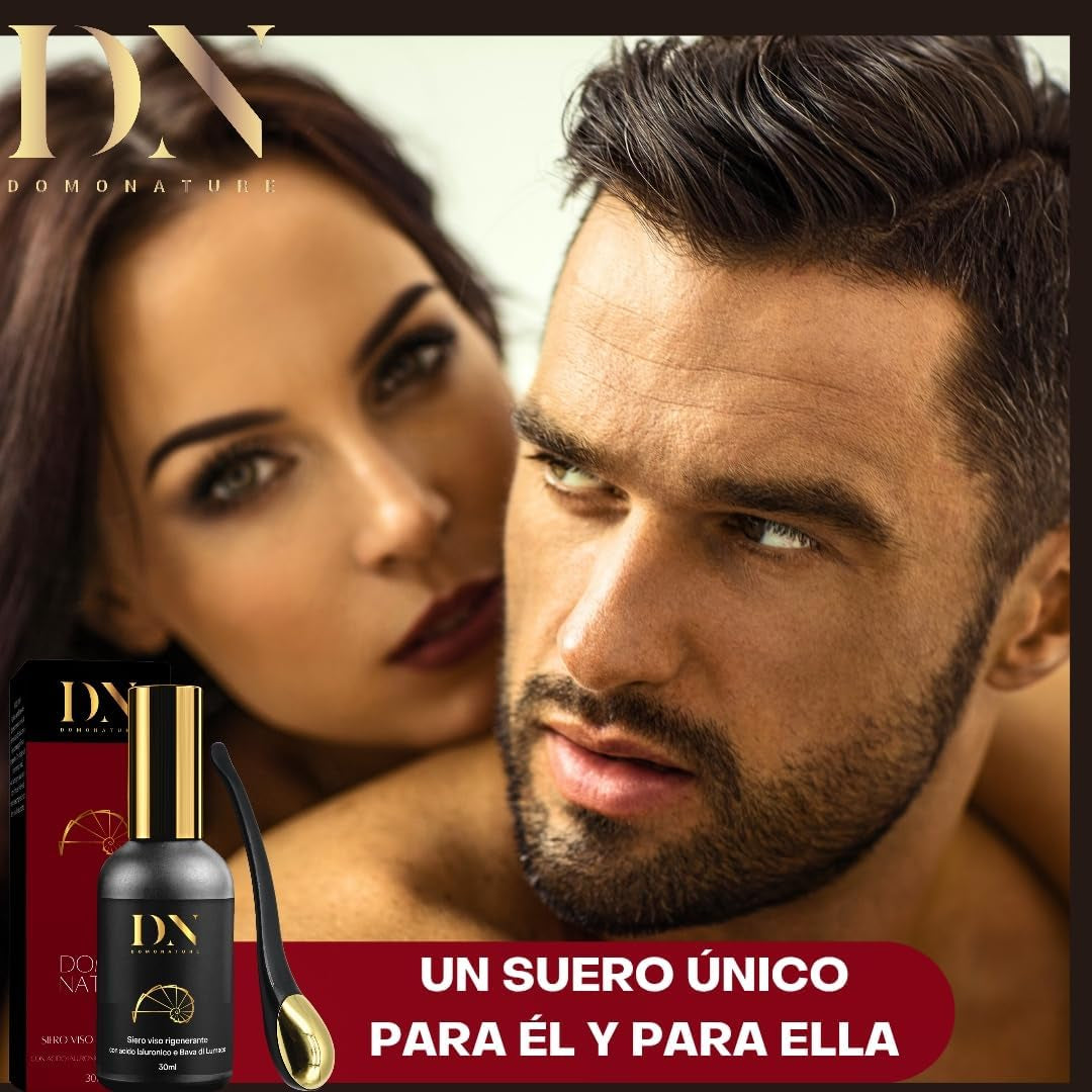 Serum Acido Hialuronico | Baba De Caracol Pura Facial | Con Vitamina C | Contorno De Ojos | Antiarrugas Muyer Y Hombre | Domonature 30Ml